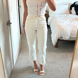 White zara Jeans